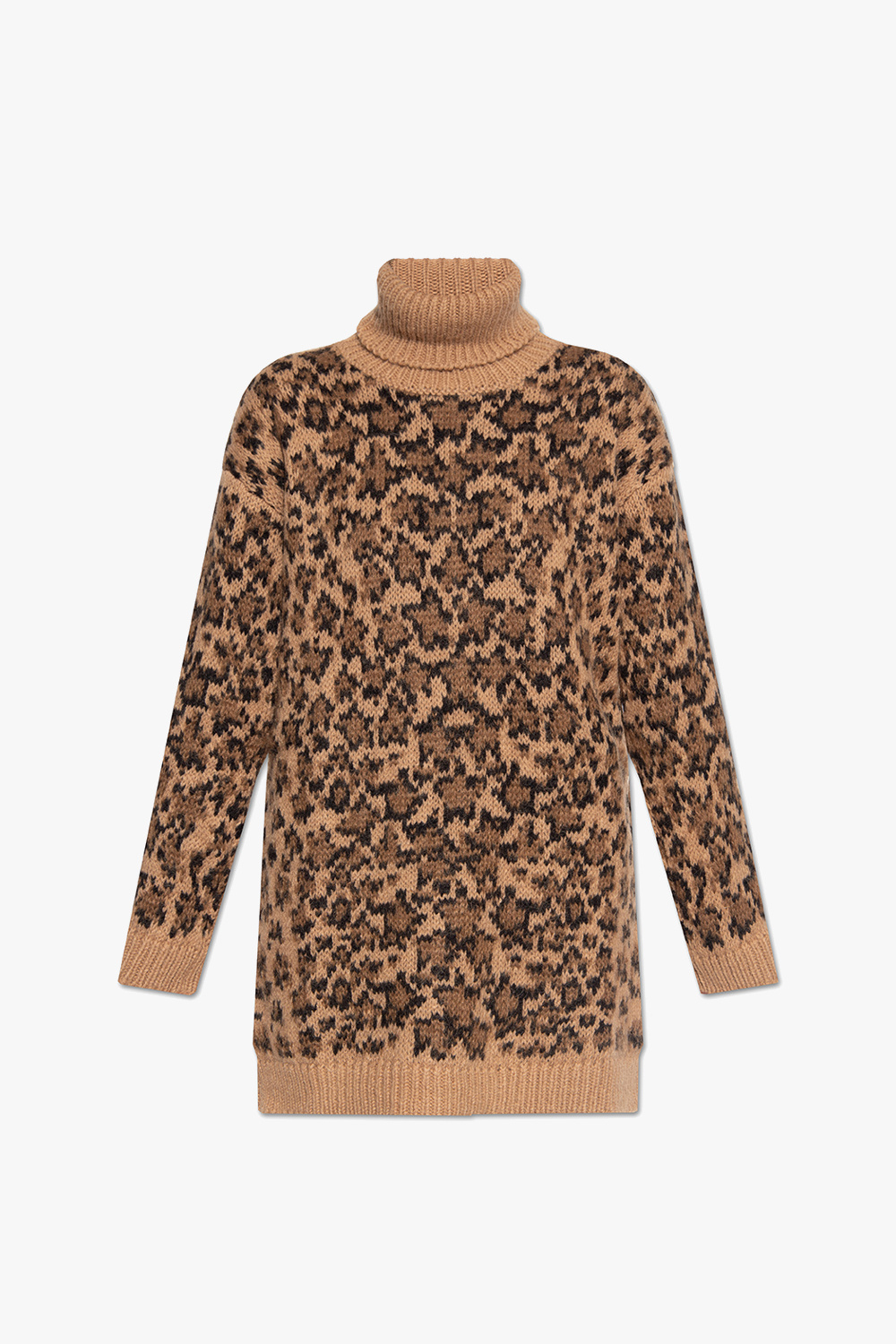 Leopard print turtleneck mens best sale